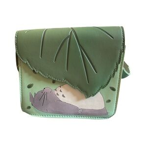 Hot Topic Totoro Leaf Crossbody Bag NWT